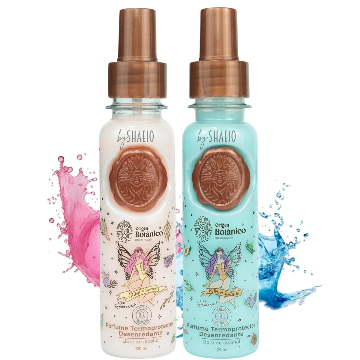 SHAEIO RITUAL BOTANICO front label showing product identity and benefits