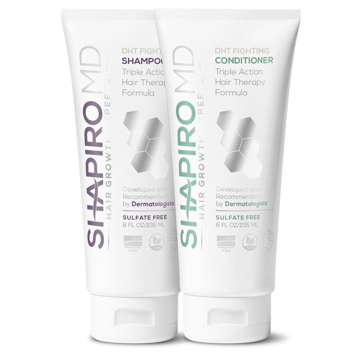Shapiro MD front packaging pair showing both bottles and brand promise