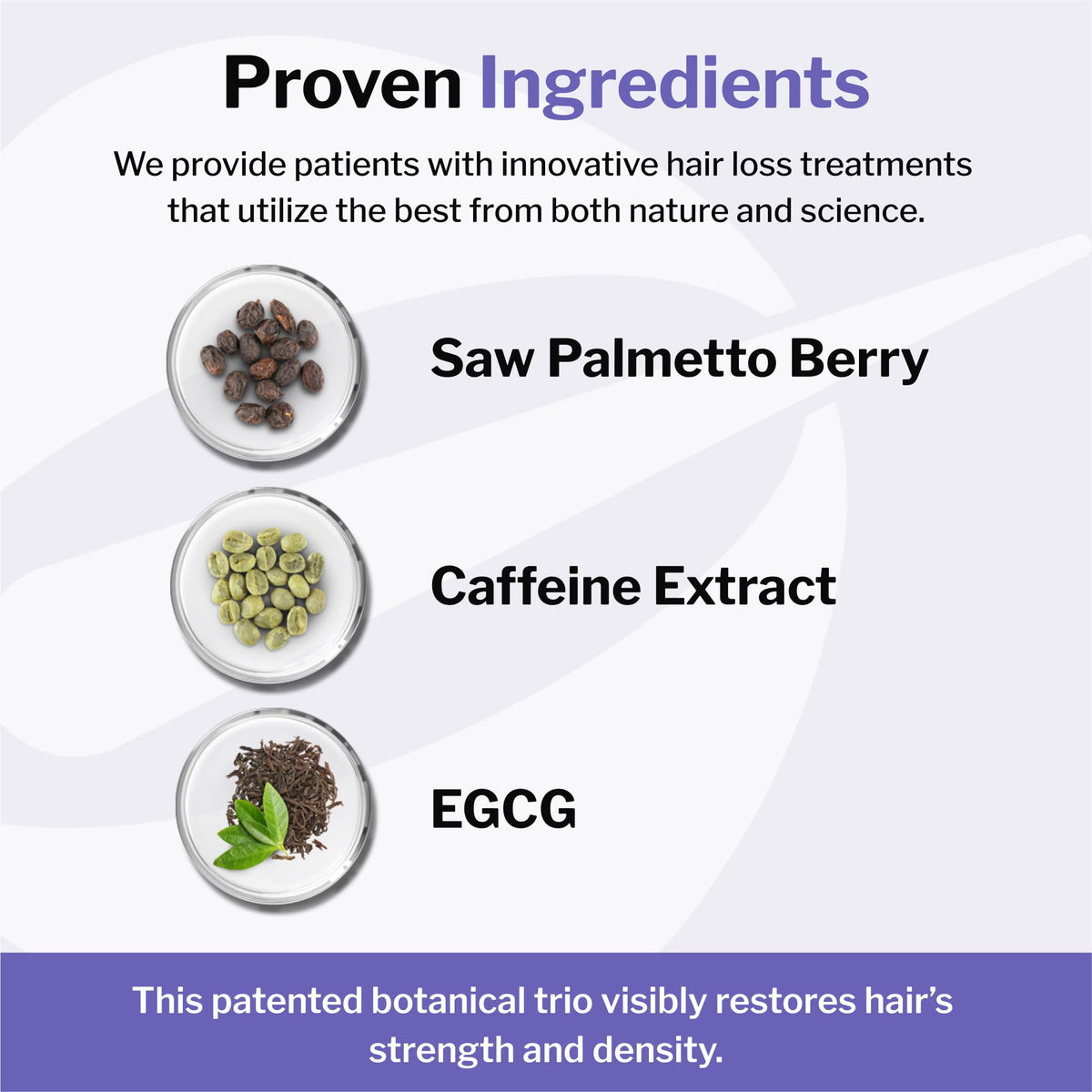 Shapiro MD ingredients label zoom highlighting the patented triple-action blend