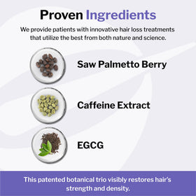 Shapiro MD ingredients label zoom highlighting the patented triple-action blend