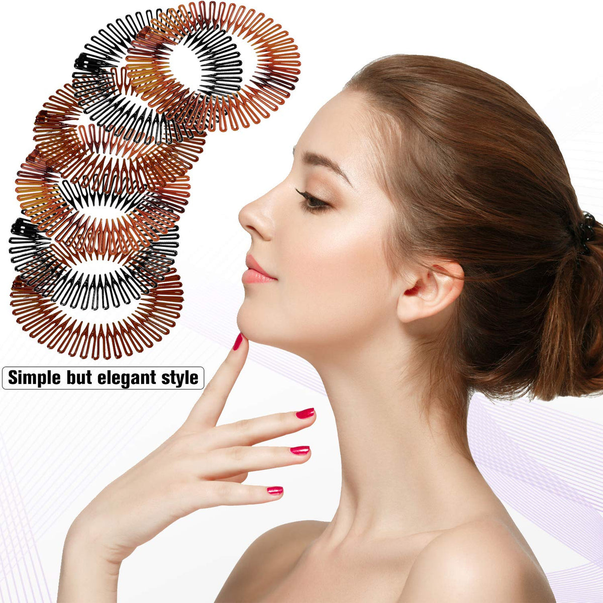 Shappy in outdoor lifestyle scene for active, secure hair styling