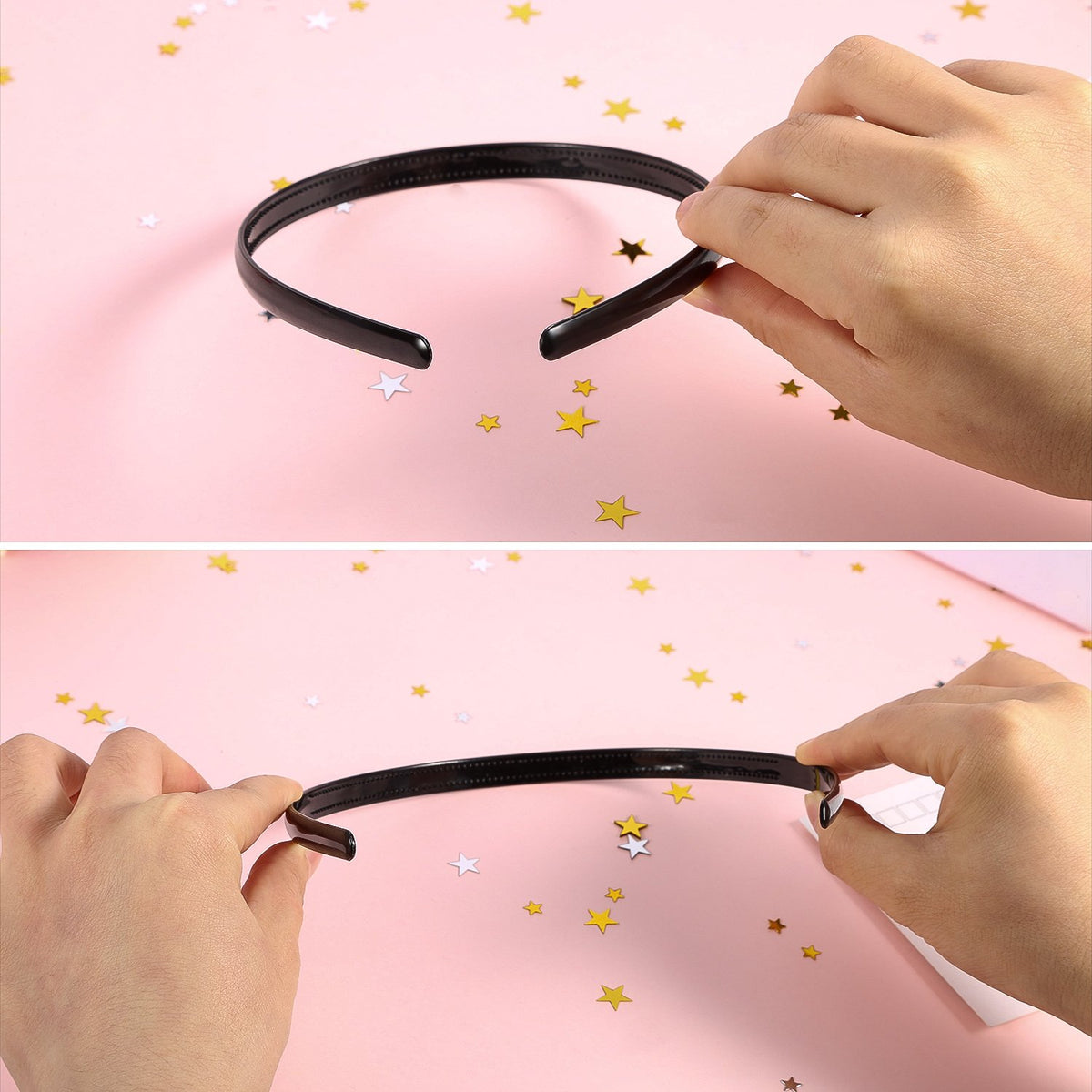 Shappy side profile showing slim 10mm width that stays discreet under styles
