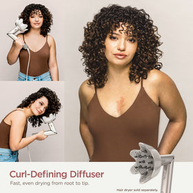 Shark diffuser extended prongs detail for lift and root reach benefit