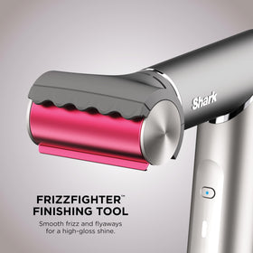 Shark FlexFusion accessories laid out highlighting included brush, curlers, and nozzle