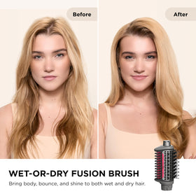 Shark FlexFusion re-styling dry hair creating volume and polished finish