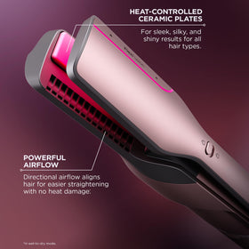 Shark rotatable concentrator nozzle for precise angle control while drying