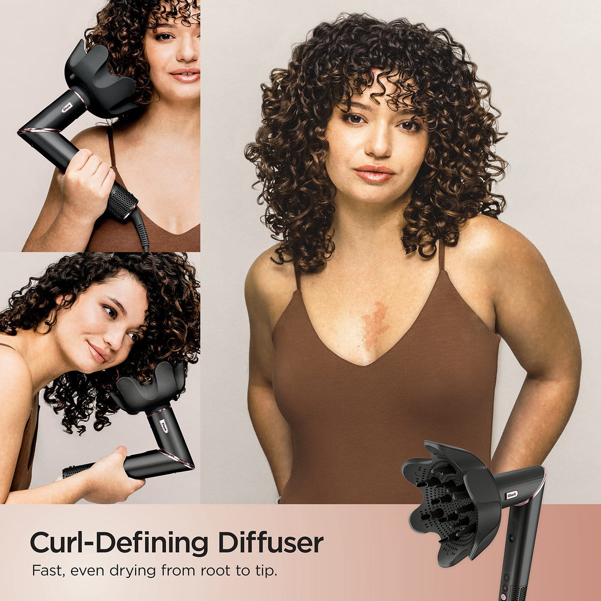 Shark FlexStyle concentrator directing focused airflow for faster drying