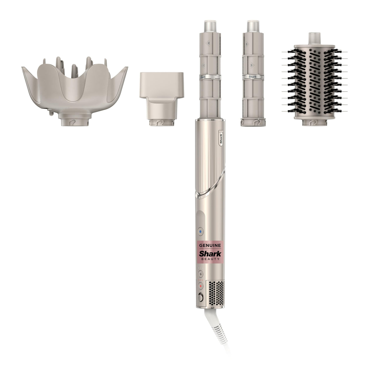 Shark FlexStyle front view showing stone finish and compact design for fast styling