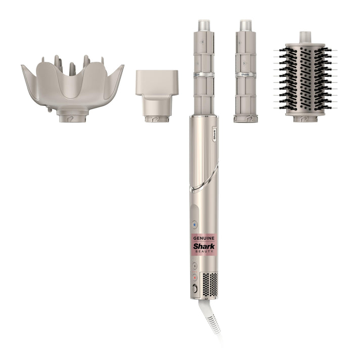 Shark FlexStyle front view showing stone finish and compact design for fast styling