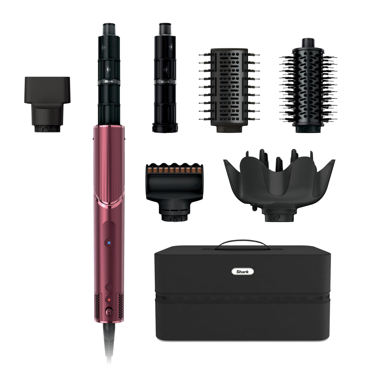 Shark FlexStyle front view showing unit and attachments for versatile styling