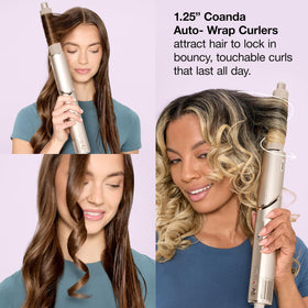 Shark FlexStyle in use drying long hair fast with lightweight comfort