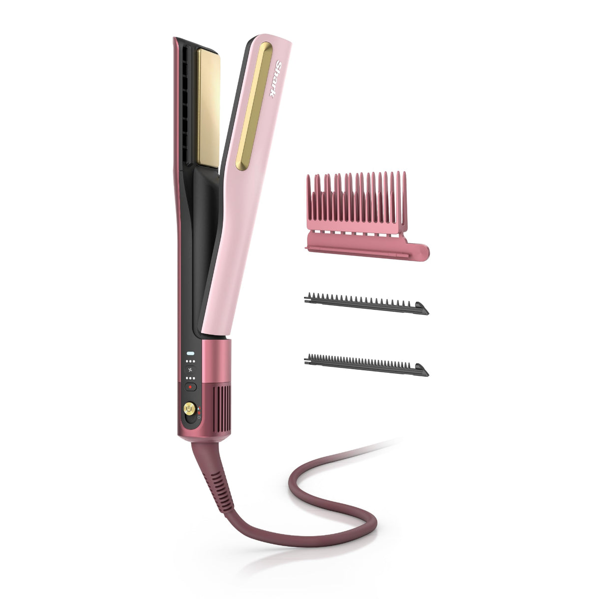Shark SilkiPro front view showing tool and ergonomic grip for easy styling
