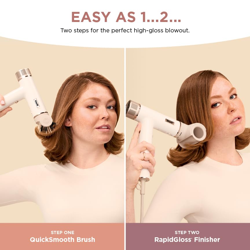 Shark SpeedStyle attachments laid out highlighting included finisher, brush, diffuser