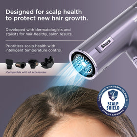 Shark SpeedStyle Pro FLEX turbo concentrator close-up for precise styling control