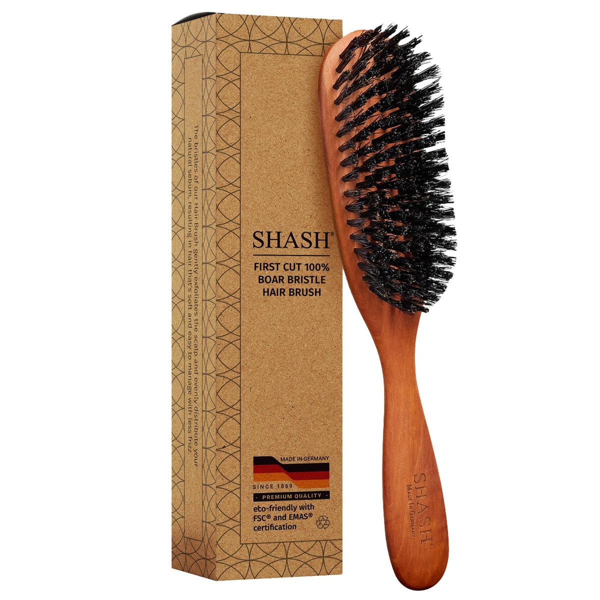 SHASH front view wooden handle showing ergonomic grip and lasting construction