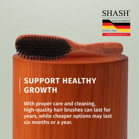 SHASH label and heritage stamp emphasizing German craftsmanship since 1869