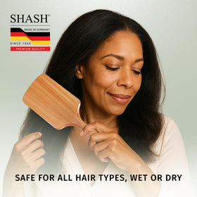 SHASH brush next to ruler size comparison for coverage and scale