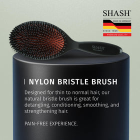 SHASH hair texture after use displaying improved smoothness and less frizz