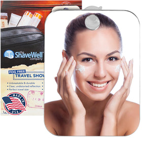 Shave Well suction cup close-up demonstrating secure mount benefit