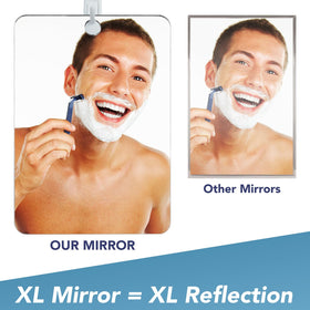 Shave Well in styled bathroom lifestyle setting showing dependable fogless shaving benefit