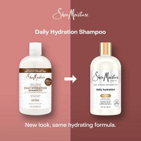 Shea Moisture bottle cap detail highlighting easy-dispense and travel friendly