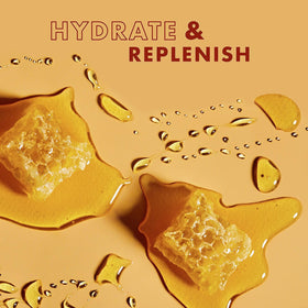 Shea Moisture conditioner texture pouring to show rich hydration and slip