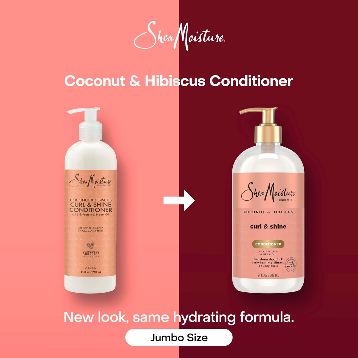 Shea Moisture creamy conditioner texture swirled to show rich slip
