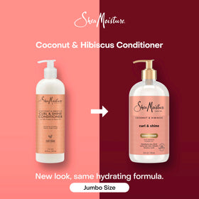 Shea Moisture creamy conditioner texture swirled to show rich slip