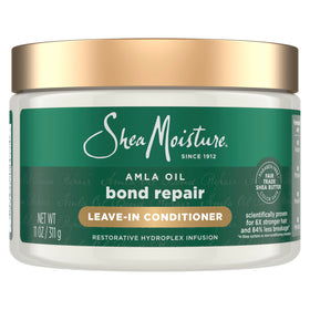 Shea Moisture bottle front view showing product branding and size benefit of easy identification