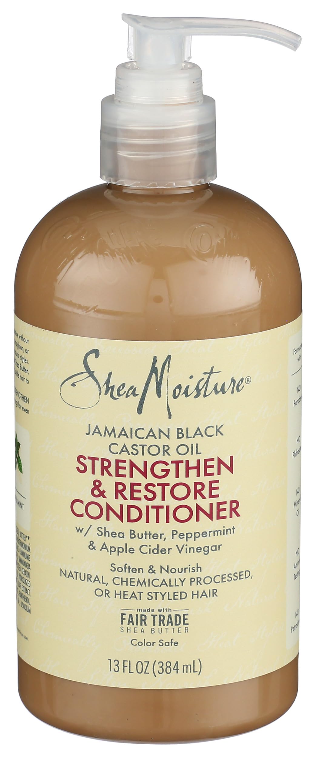 Shea Moisture front packaging showing product and benefits