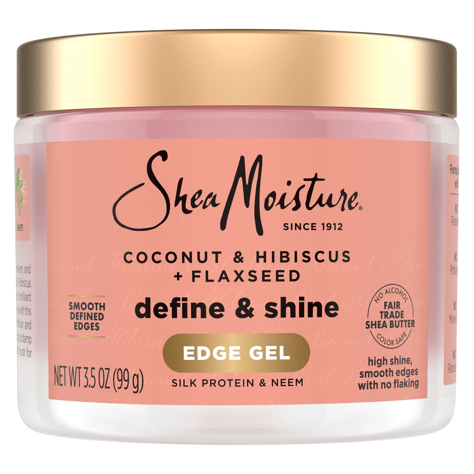 Shea Moisture front packaging showing jar and label for quick identification and trust