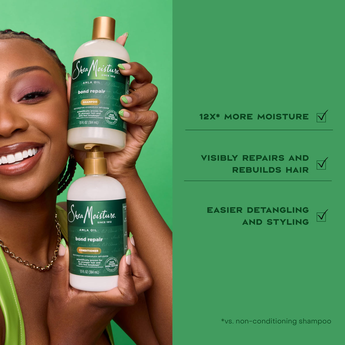 Shea Moisture amla oil ingredient bowl illustrating nourishing benefits