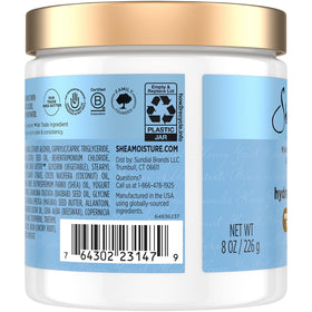 Shea Moisture open jar showing creamy mask ready to apply for hydration