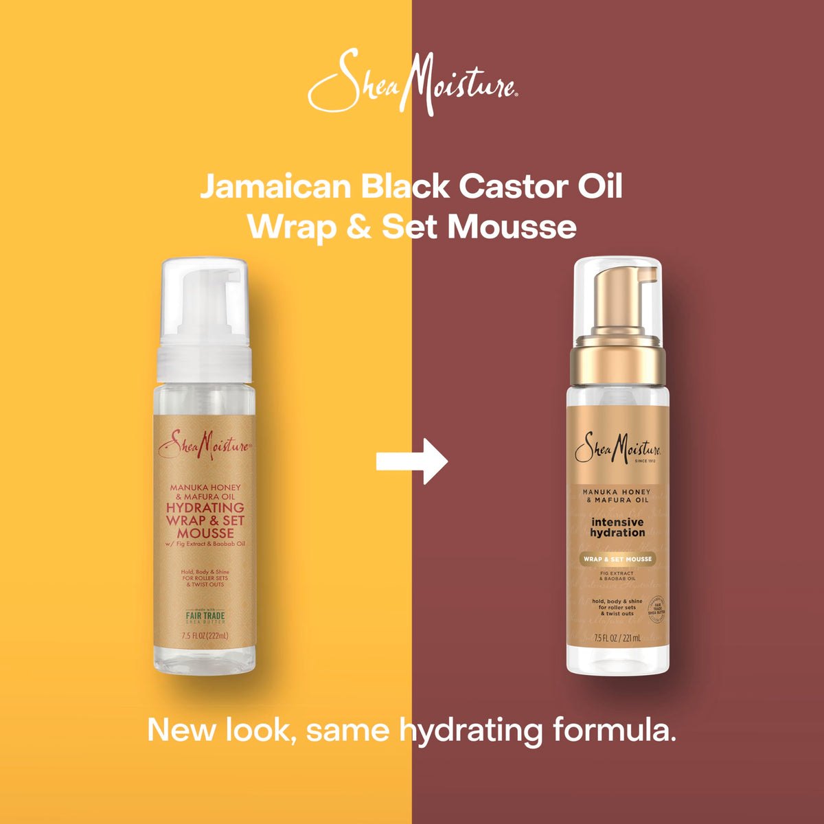 Shea Moisture mousse foam texture close-up demonstrating lightweight hydration