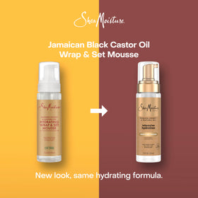 Shea Moisture mousse foam texture close-up demonstrating lightweight hydration