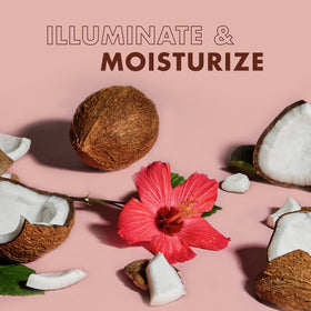 Shea Moisture oil texture on palm demonstrating lightweight absorption