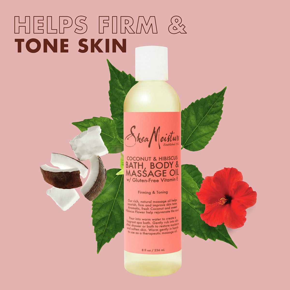 Shea Moisture pump and cap close-up for easy dispensing and clean use