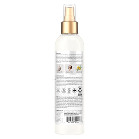 Shea Moisture spray nozzle dispensing fine mist for even application