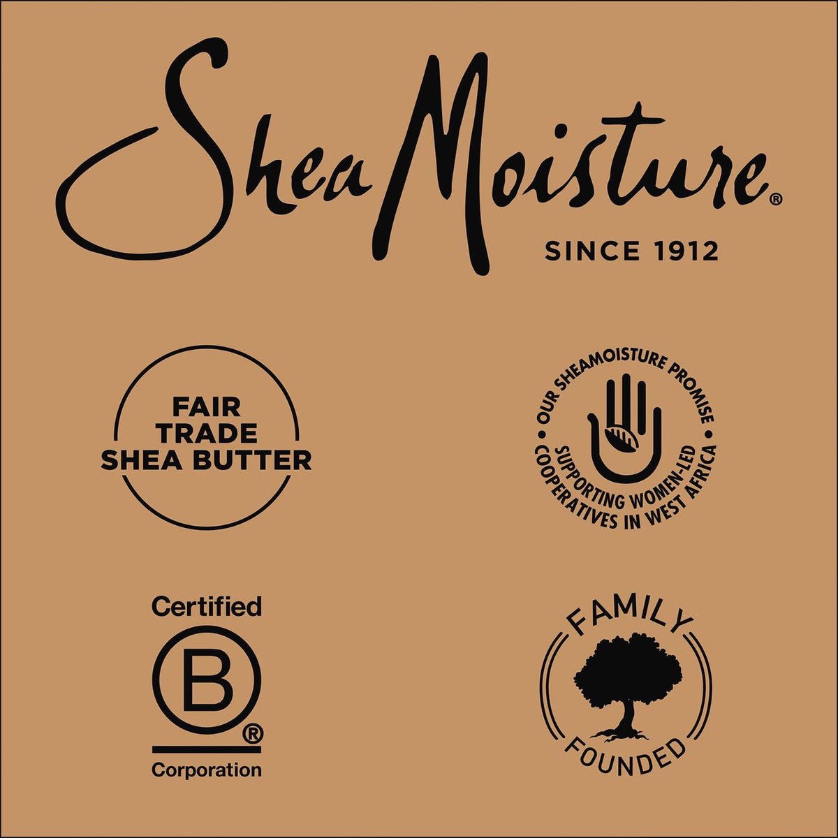 Shea Moisture cruelty-free label close-up emphasizing ethical ingredient sourcing