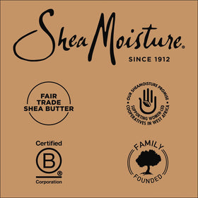 Shea Moisture cruelty-free label close-up emphasizing ethical ingredient sourcing