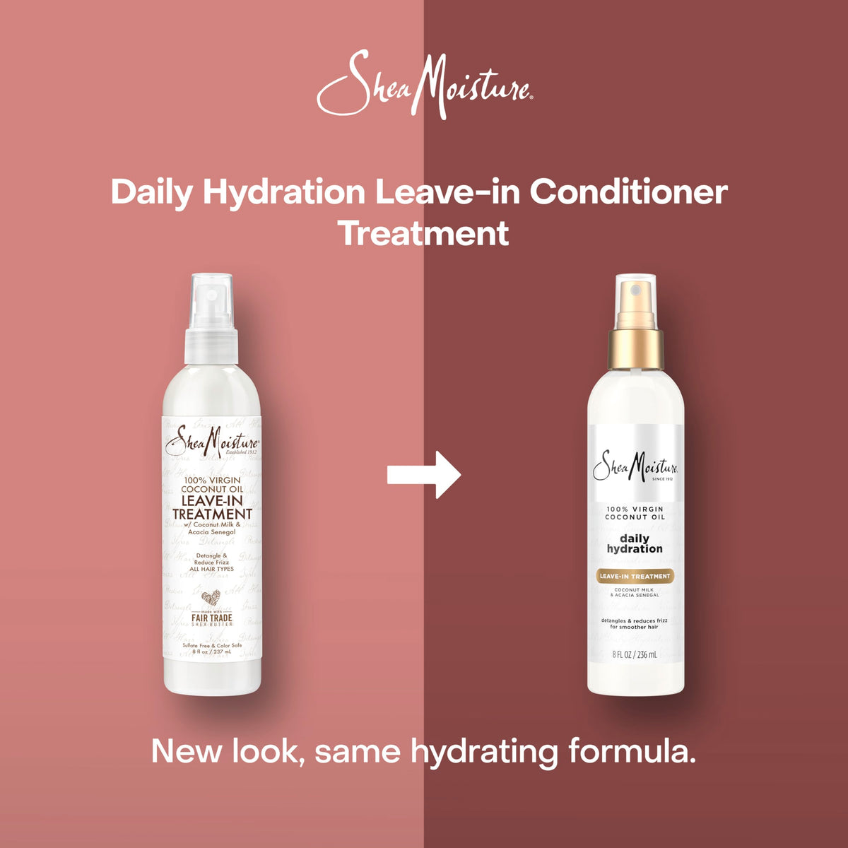 Shea Moisture milky leave-in texture showing lightweight absorbency