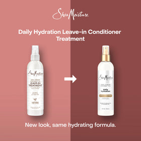 Shea Moisture milky leave-in texture showing lightweight absorbency
