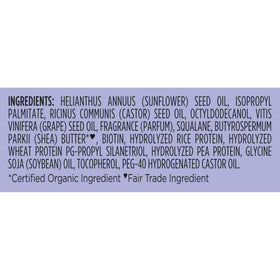 Shea Moisture Shea Butter and biotin ingredients representing nourishing boost