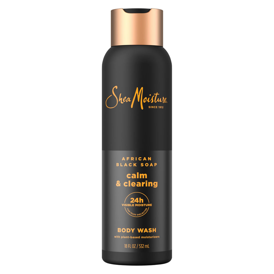 SheaMoisture front bottle view showing branding and 18 oz size for everyday use