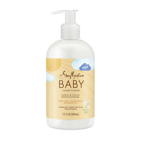 SheaMoisture front bottle image showing baby conditioner for gentle detangling