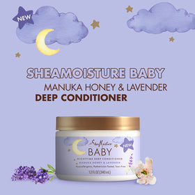 SheaMoisture baby application during bathtime demonstrating gentle detangling benefit