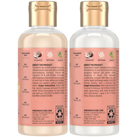 SheaMoisture bottle cap and label close-up showing directions and ingredient clarity