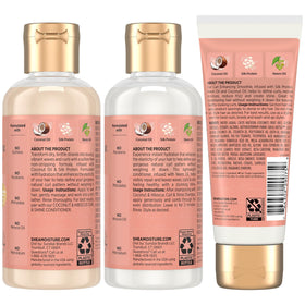 SheaMoisture shampoo creamy lather close-up proving gentle cleanse and luxurious foam