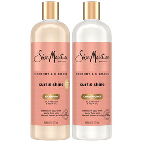 SheaMoisture front packaging showing bottles and bold branding for easy identification