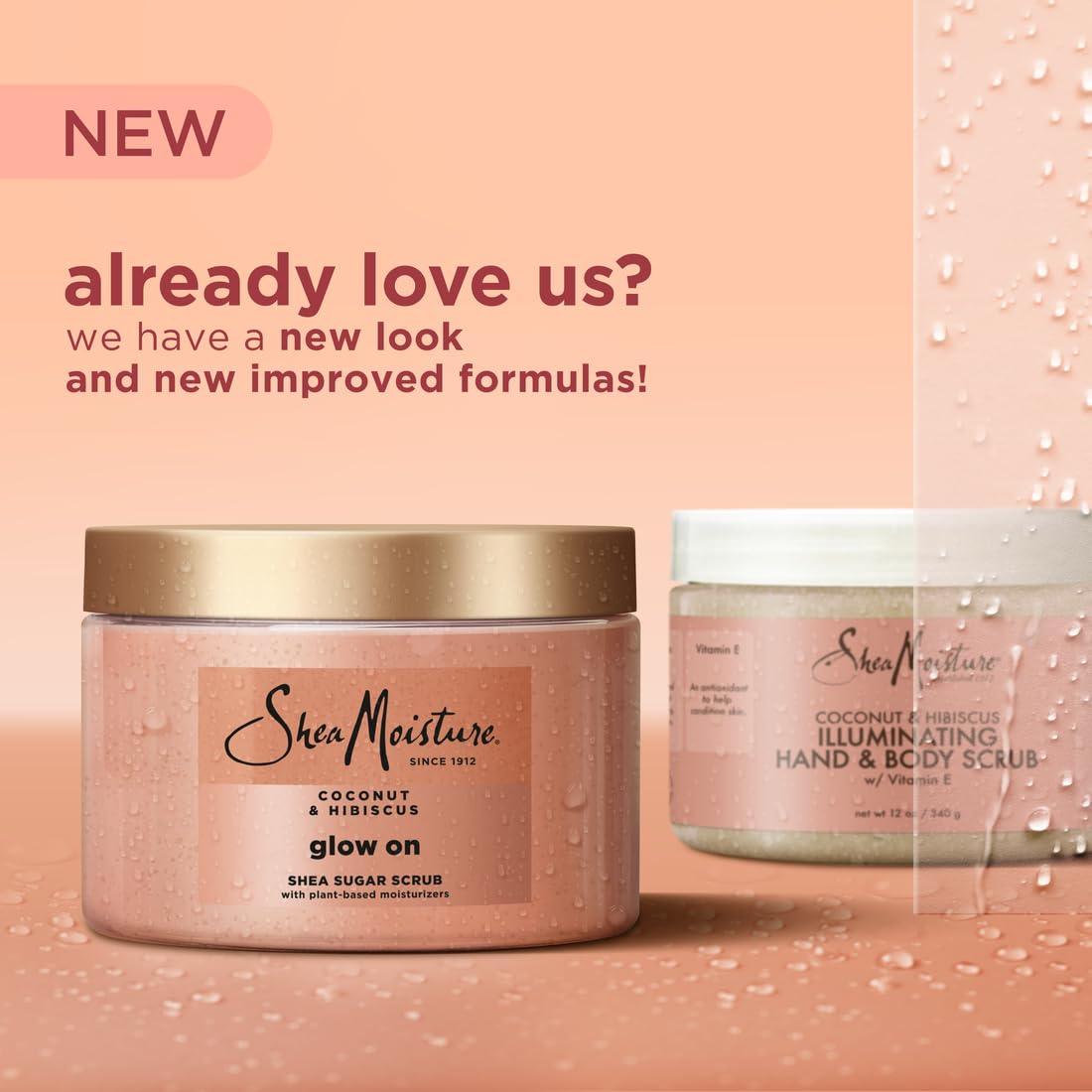 SheaMoisture ingredient label highlighting shea butter and botanical extracts